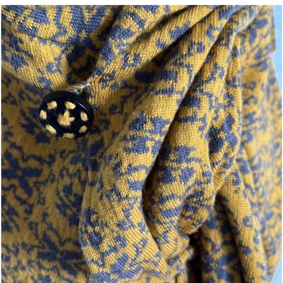 MOTH BY ANTHROPOLOGIE ASYMMETRICAL TIE FRONT CARDIGAN - SZ M - EUC - Picture 6 of 6